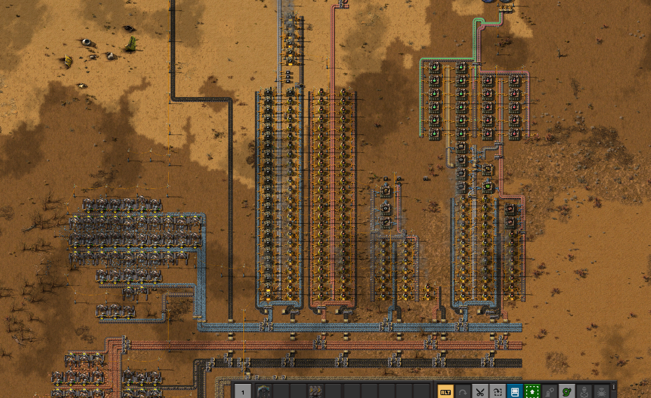 较为完善的基地